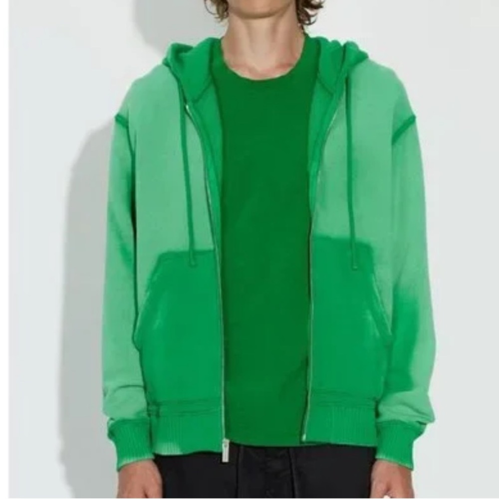 Cotton Citizen Bronx Hoodie Full Zip Kelly Green size‎ XL NWT